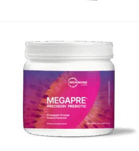 MegaPre prebiotic by MicroBiome Labs precision prebiotic powder