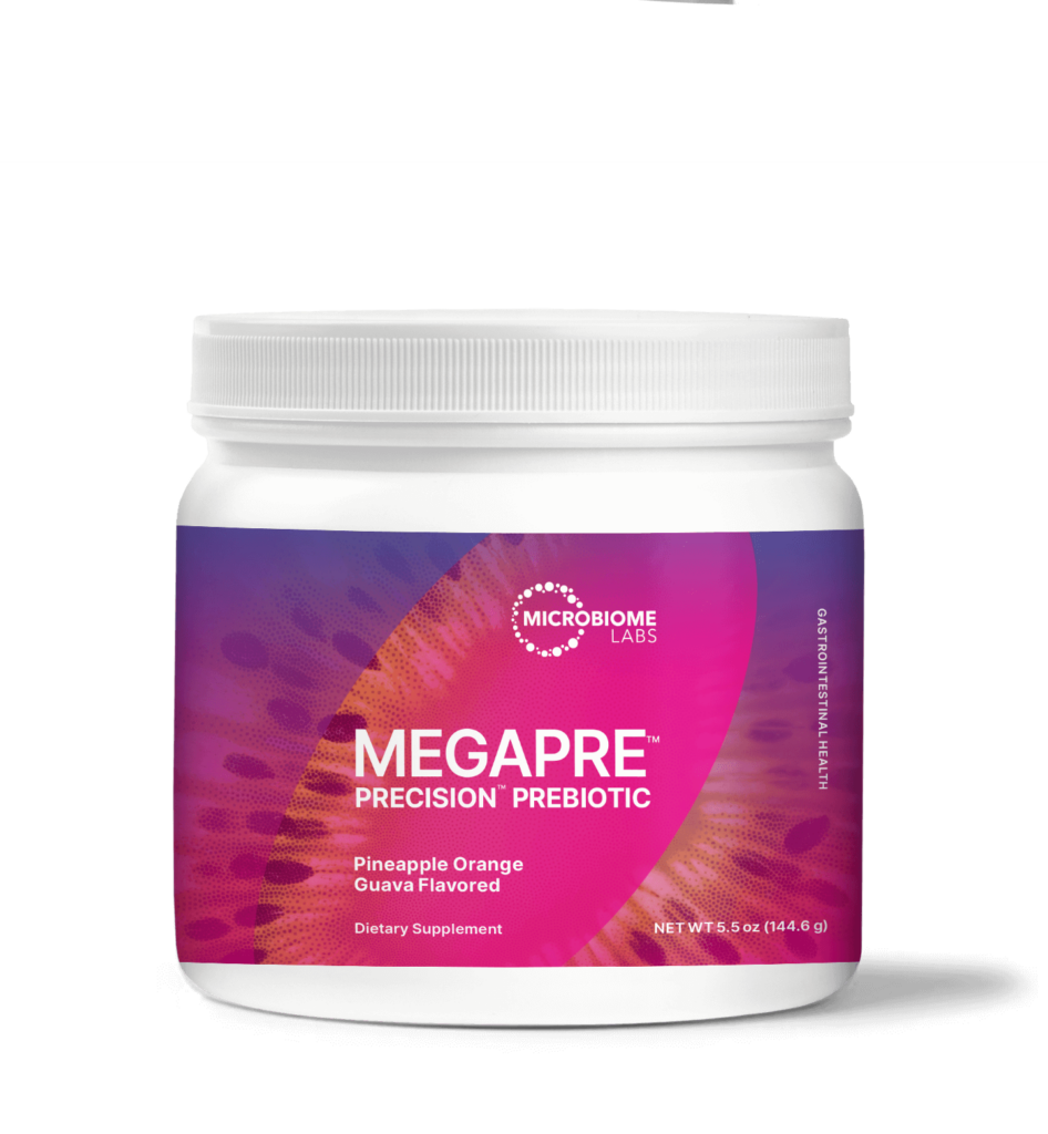 MegaPre prebiotic by MicroBiome Labs precision prebiotic powder