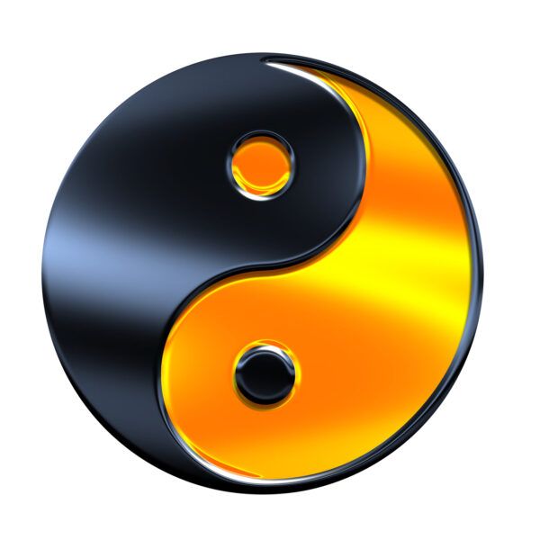 yin yang sign for acupuncture