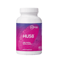 HU58 from Microbiome Labs. Bacillus subtilis, Spore biotic