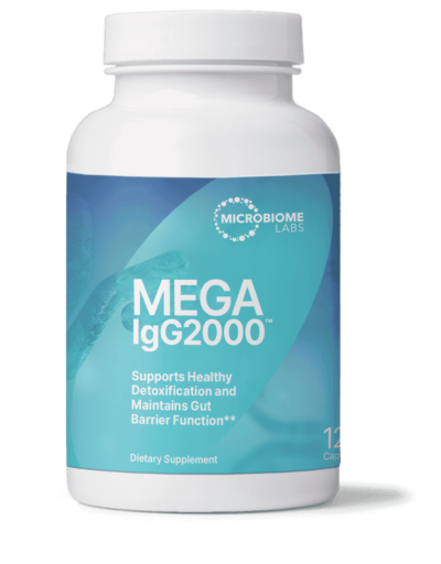 Mega IgG2000 by Microbiome Labs dairy free immunoglobulin