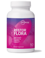 Restora Flora by MicroBiome Labs intestinal candida probiotic support