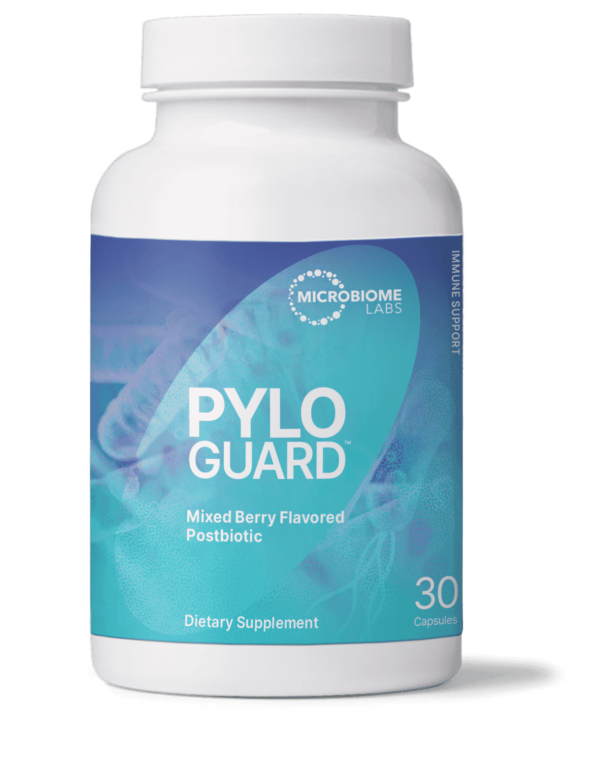 Pylo Guard from Microbiome Labs H. pylori support with Lactobacillus reuteri