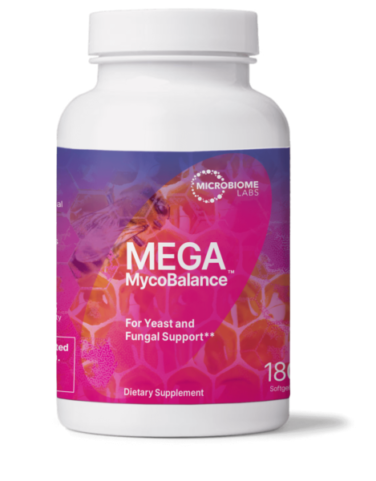 Mega Mycobalance by Microbiome Labs contains Undecylenic acid, support healthy yeast and fungal balance