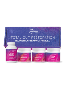 MicroBiome Labs Total Gut Restoration Kit promote a protective gut barrier Microbiome Labs Gut Restoration Kit