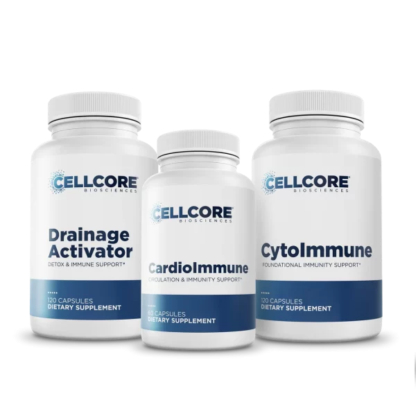 ImmunoSpike by CellCore cardiovascular support, CardioImmune,CytoImmune and Drainage Activator