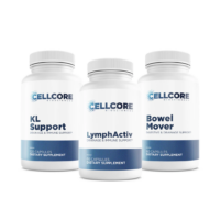 essential detox kit Cellcore products KL Support, LymphActive, Bowel Mover