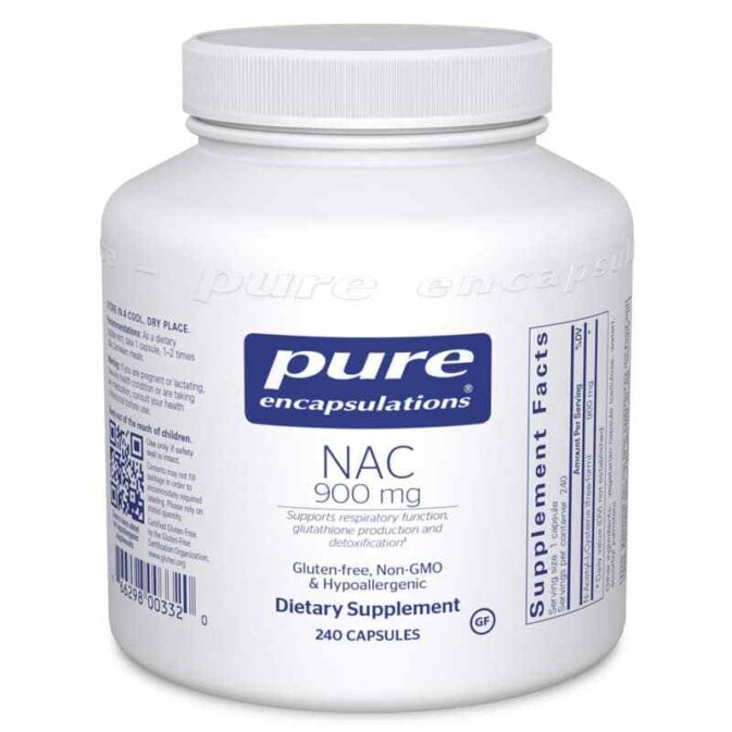 NAC from Pure Encapsulations respiratory tract support, immune system support